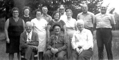 Clyde Hoover family, circa 1971