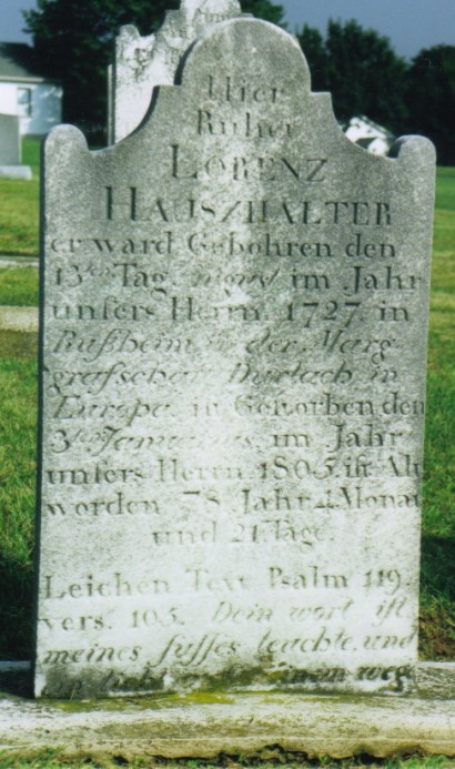 Lorentz Haushalter (Lawrence Householder)