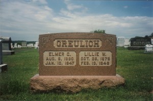 Elmer Greulich (1880-1947) and Lillie W. (Snyder) Greulich (1879-1949)
