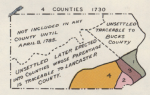 Pennsylvania Counties in 1730