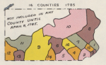 Pennsylvania Counties in 1785