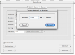 Convert Azimuth to Bearing