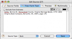 Adding a free-form text source in Reunion Adding a free-form text source in Reunion