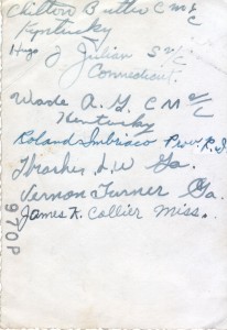William Hocker Jr WWII buddies Names William Hocker's WWII crew names