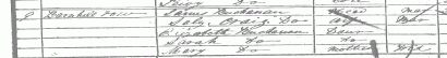 James Buchanan 1851 Census enumeration