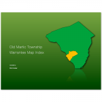 Old Martic Township Warrantees Map Index cover