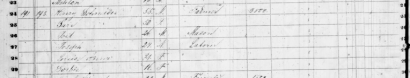 Henry Schneider 1850 census