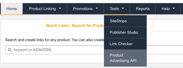 Amazon Product Advertising API