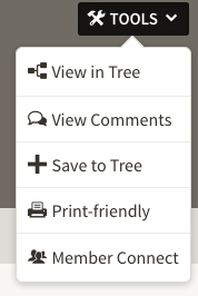 Ancestry Save to Tree function