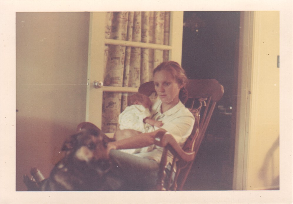 Linda, Kris and Major in 1968