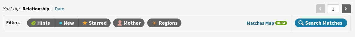 AncestryDNA Map Matches Beta