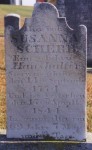 Susanna Scherb's gravestone