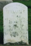 William Hacker gravestone