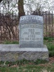 Gravestone of Sarah M. Hacker (1849-1921)