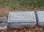 Gravestone of Henry T. Hacker