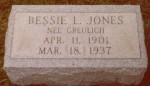Bessie (Greulich) Jones (1901-1937)