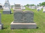 Carl & Caroline (Wolf) Greulich tombstone