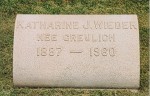 Katherine Jane (Greulich) Wieder (1887-1960)