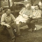 Bill, Isabella, and Mims Hocker in 1946