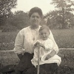 Lillian (Snyder) Greulich and son