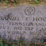 Daniel E. Hoover gravestone