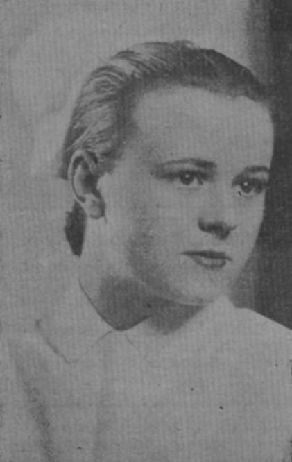 Helen Wieder 1935 Nursing School Graduation Photo