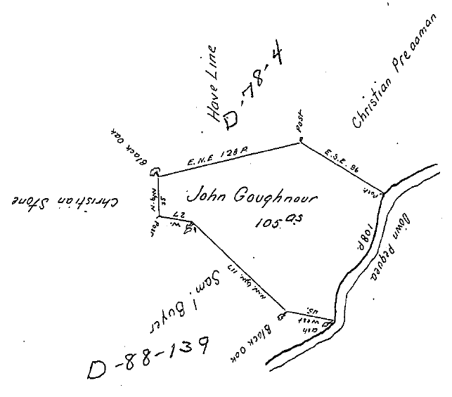 John Jacob Goughnour's Conestoga tract survey