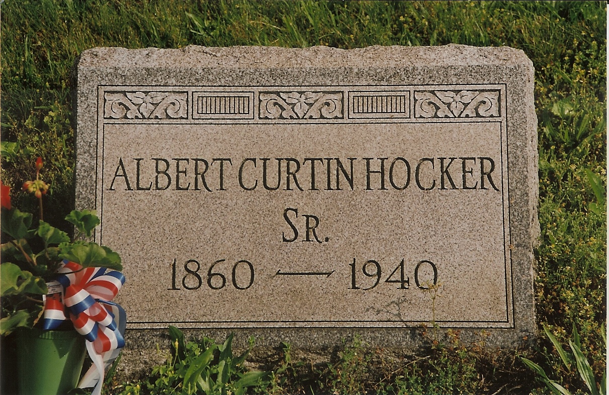 Albert Curtin Hocker gravestone
