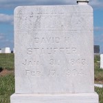 David Stauffer gravestone