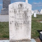 Isaac Stauffer gravestone