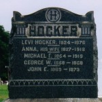 Levi & Anna (Frantz) Hocker gravestone