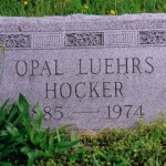 Opal Emma (Luehrs) Hocker (1885-1974)