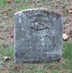 Mary Jane Hocker gravestone