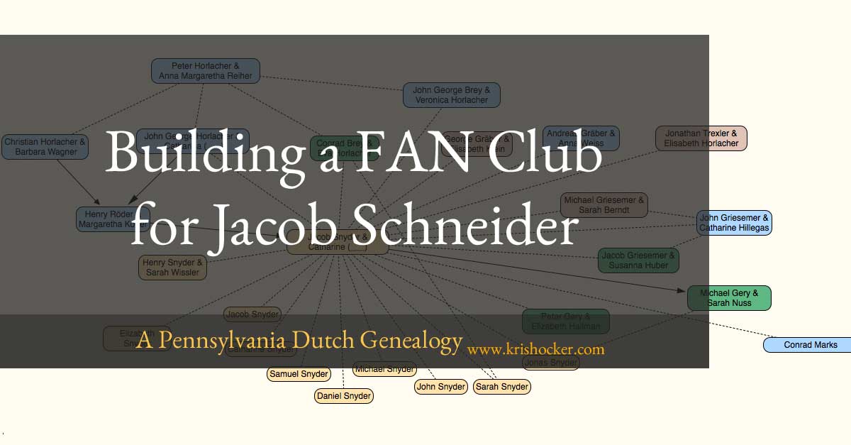 Building a FAN Club for Jacob Schneider