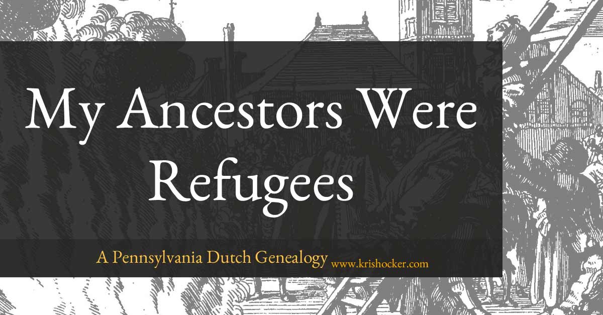 My Ancestors Were Refugees